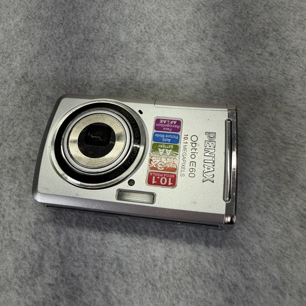 Pentax Optio E60 Compact Digital Camera For Parts Lens Error